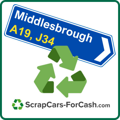 Scrap a car in Middlesbrough logo