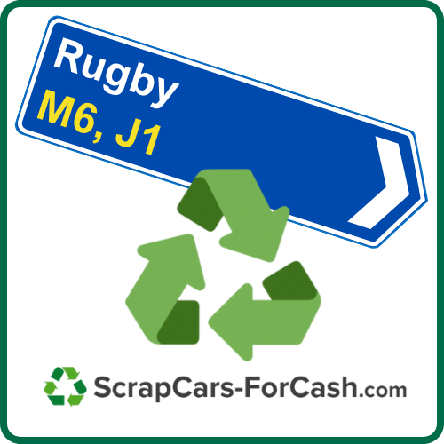 Scrap a car in Rugby logo