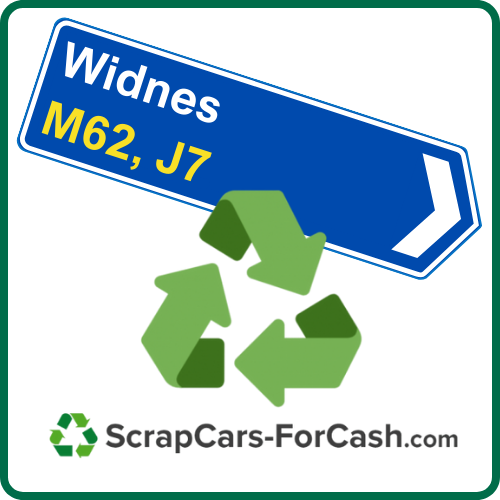 Scrap a car in Widnes logo